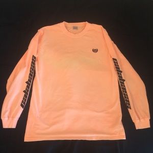 Yeezy Calabasas Neon Orange Long Sleeve